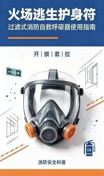 火场逃生 “护身符”—— 过滤式消防自救呼吸器使用指南