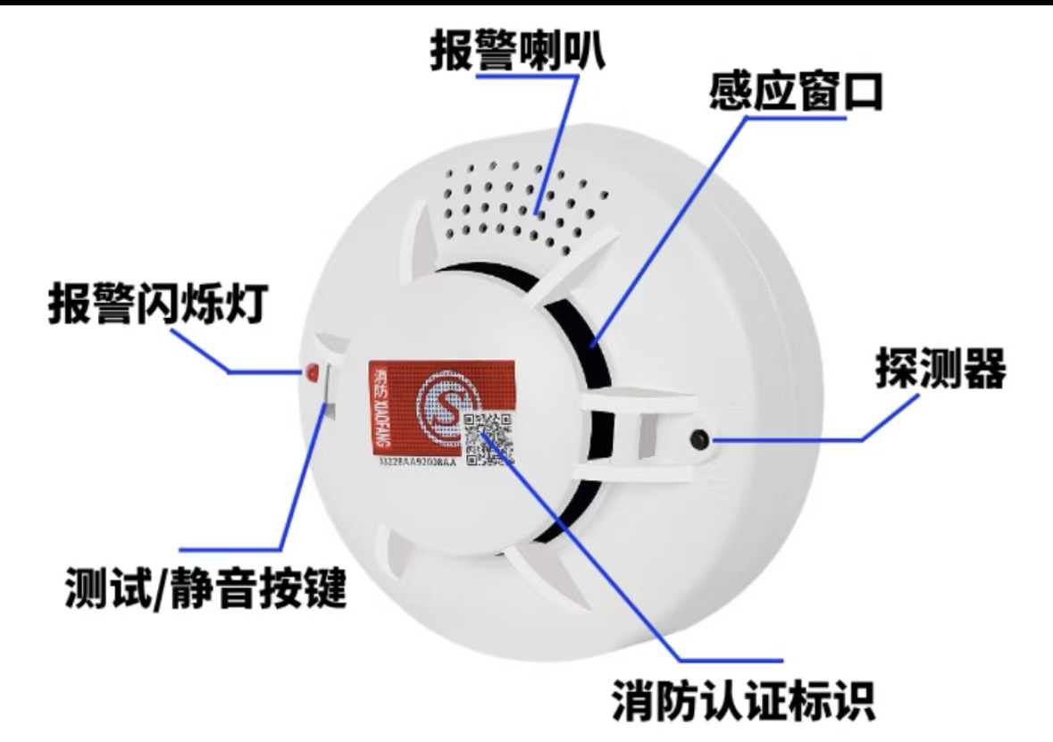 烟感报警器：正常在线时，24小时值守的火灾“哨兵”